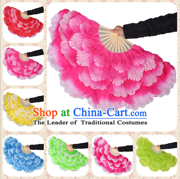 Traditional Peony Flower Dance Hands Fan Hand Fan Stage Performance Parade Korean Japanese Chinese Fan