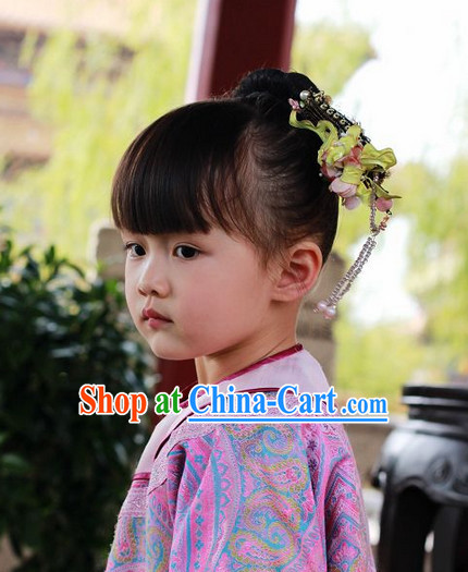 Chinese Classical Kids Princess Hair Accessories Set
