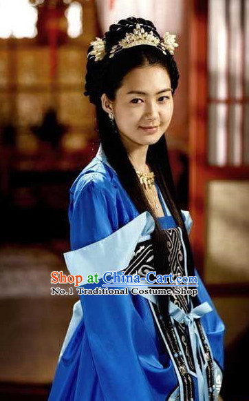 Korean Princess Film Costumes and Hair Accessories for Women