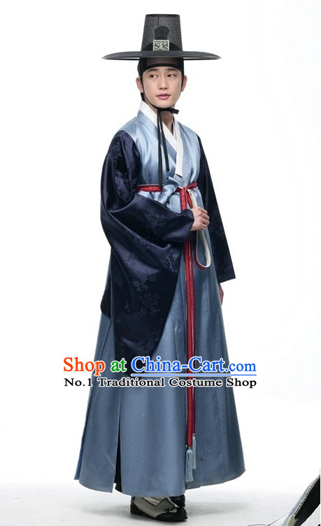 National Costume of Korea Traditional Korean Nobleman Costume for Men