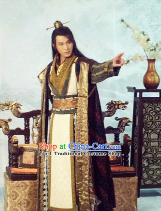 Ancient China Prince Costumes and Coronet for Men