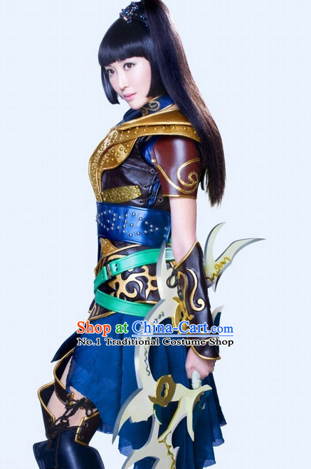 Traditional Warrior Armor Cosplay Costumes for Women