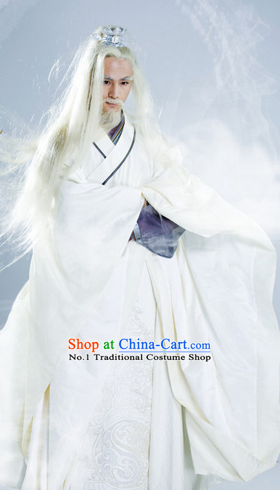 China White Hanfu Clothes