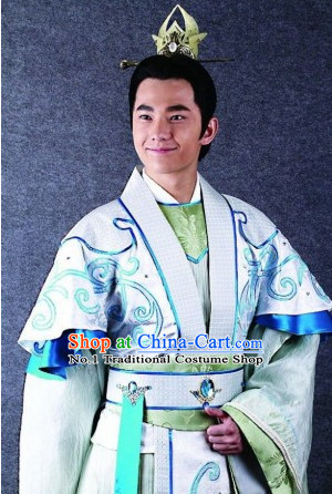 Chinese Lengend of the Ancient Sword Prince TV Play Costumes and Coronet