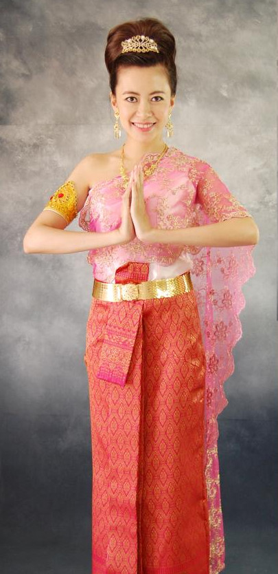 Formal Thai National Costume for Women