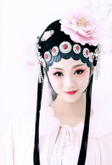 Ancient China Beijing Opera Style Wig and Accessories