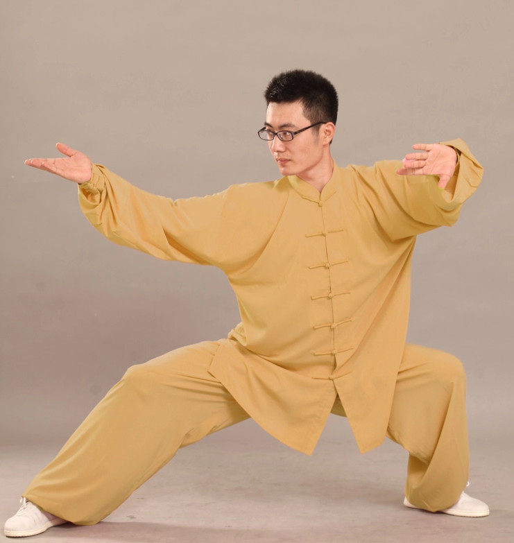 Supreme Long Sleeves Flax Martial Arts Practice Suit