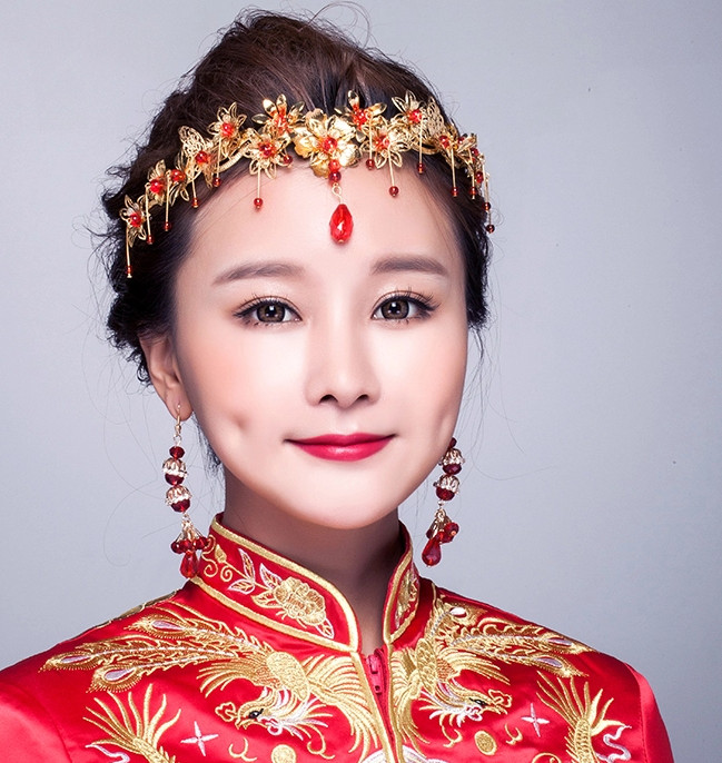 Top Chinese Bridal Hair Fascinators Jewellery