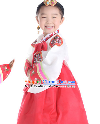Asian Korean Hanbok Clothing for Kids