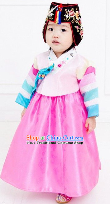 Korean Fashion Hanbok Traditional Dresses for Kids