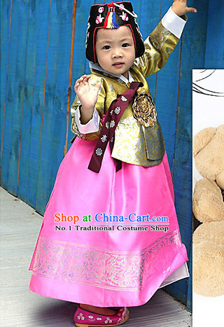 Top Korean National Costumes Kids Fashion Traditional Korean Clothes