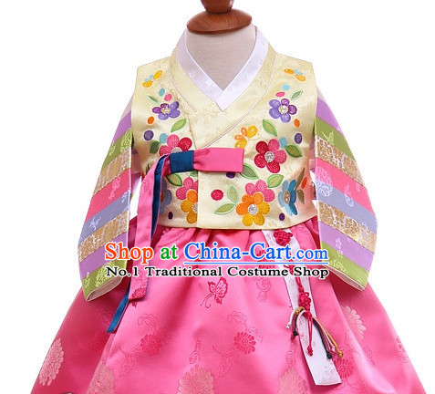 Top Traditional Korean Kids Fashion Kids Apparel Baby Clothes for Girls