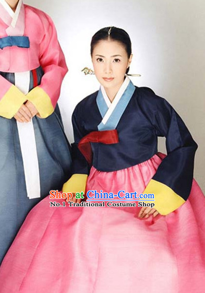 Top Korean Traditional Custom Made Hanbok Clothing Complete Set for Women