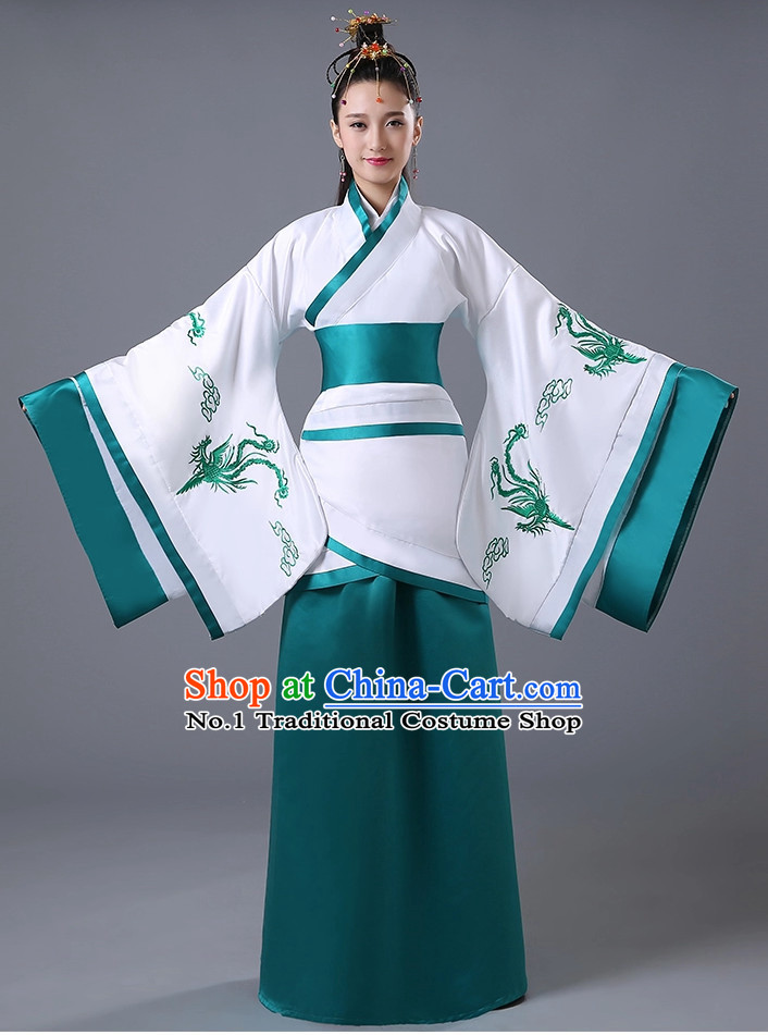 Chinese Traditional National Hanfu Costumes for Women