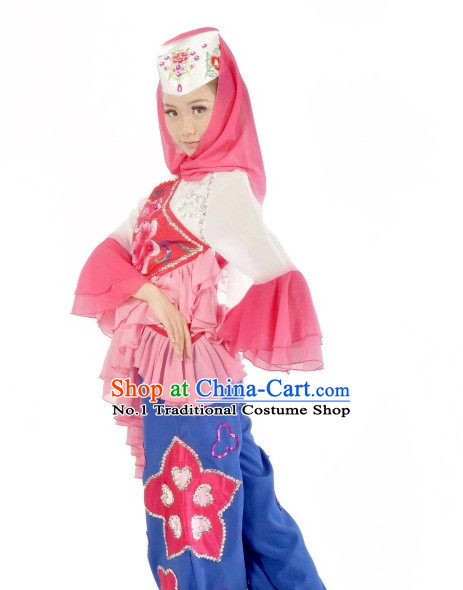 Custom Made Chinese Ethnic Dance Costumes Ballerina Costume Burlesque Costumes Salsa Costumes