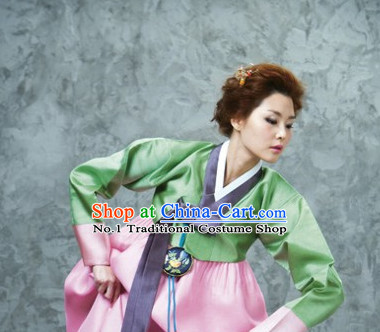 Korean Formal Dresses Costumes Hanboks Complete Set for Women