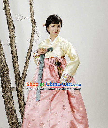 Korean Formal Costumes Hanboks Complete Set