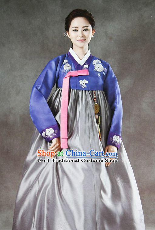 Korean Traditional Mother of the Groom Dresses Hanboks Complete Set