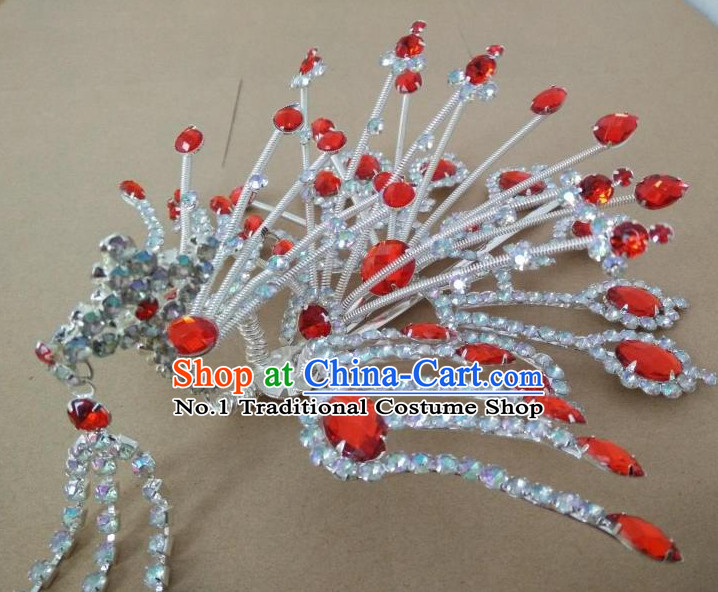 Chinese Traditional Opera Hua Dan Phoenix Hair Jewelry
