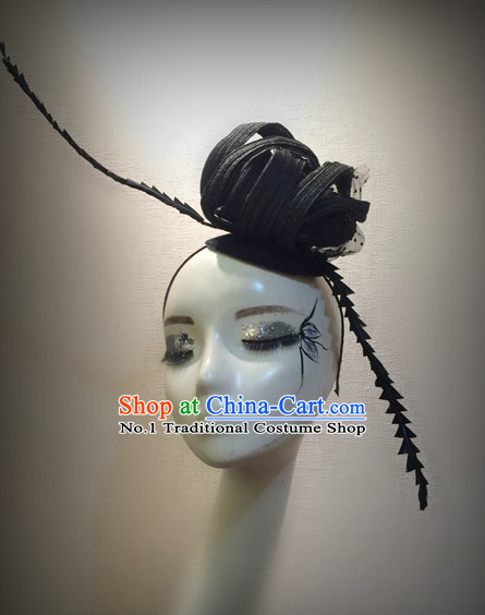 Stage Performance Handmade Flower Hair Fascinators Hair Slides Headpieces Hair Ornaments Set