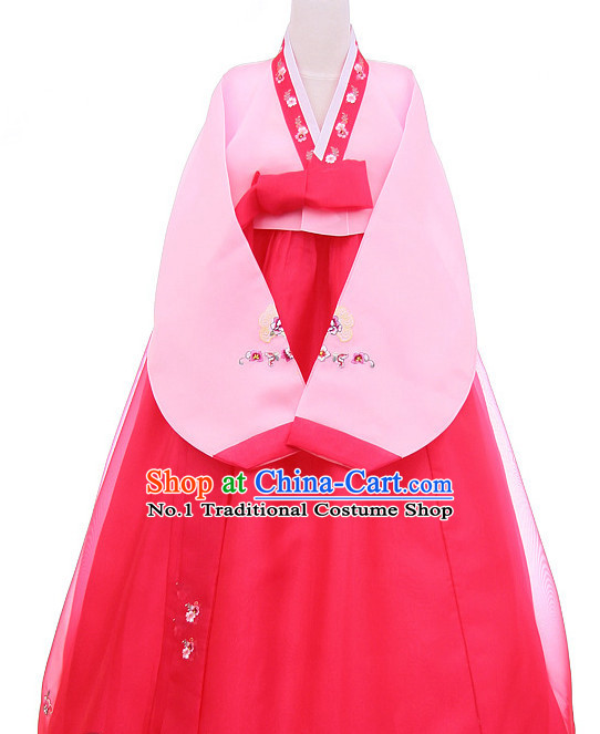 Top Korean Traditional Custom Made Dance Hanbok Costumes Complete Set for Women