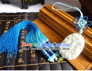 Chinese Traditional Hanfu Accessory Jade Belt Hanging Decoration