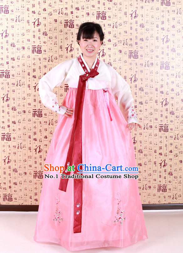 Korean Traditional National Dancing Costumes for Women