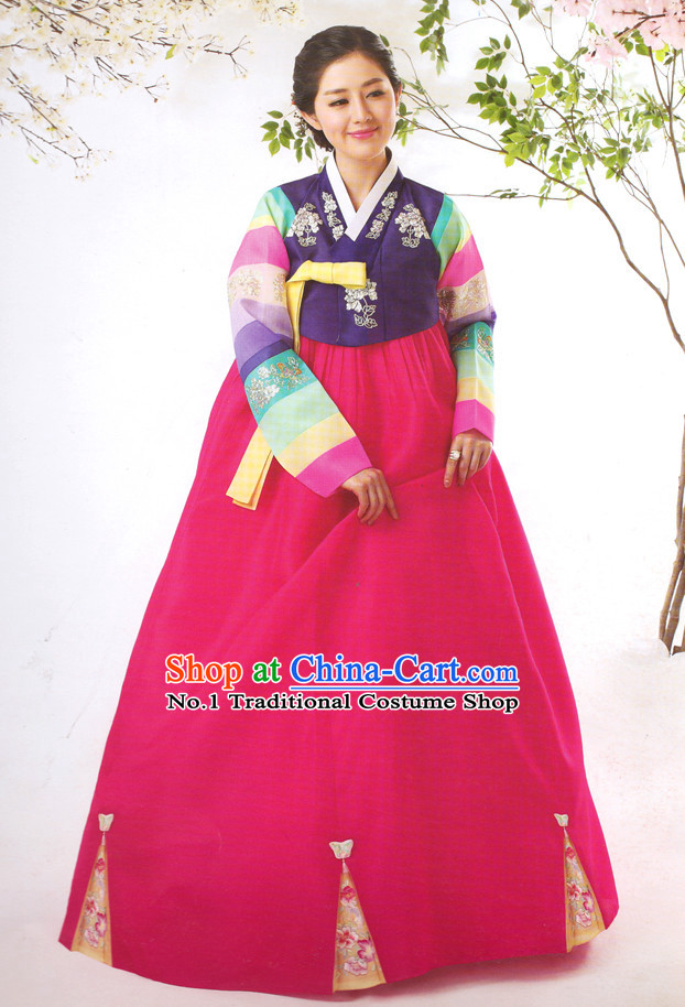 Korean Special Day Hanbok Tradiitonal Dresses for Women