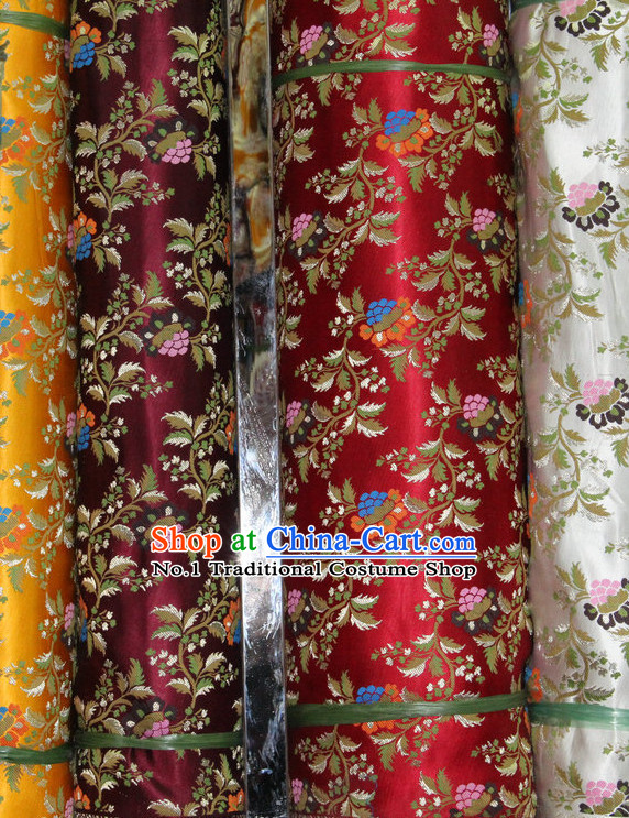 Asian China Traditional Tibetan Brocade Dress Material