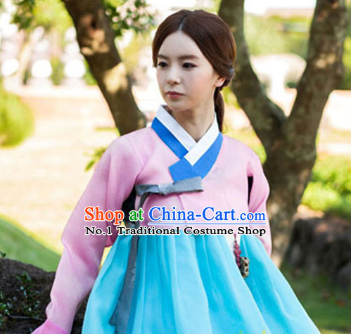 Korean Traditional Clothing Plus Size Dress Fashion Clothes Complete Set for Ladies