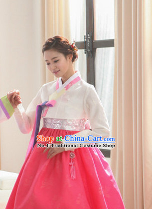 Korean Beauty National Costumes Traditional Costumes Hanbok Dresses
