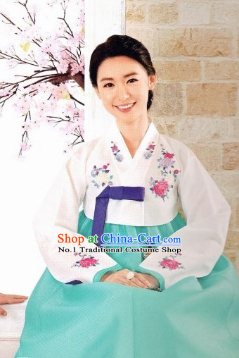 Korean Hanbok Costumes Ladies Fashion Clothes Korean Traditional Dresses
