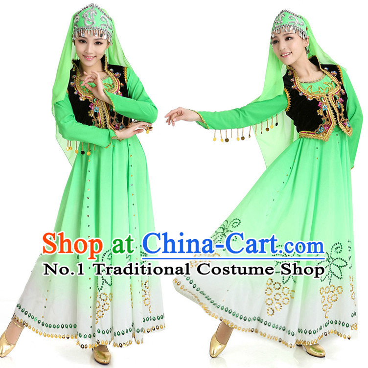 Chinese Traditional Xinjiang Discount Dance Dostumes Discount Dance Supply for Women