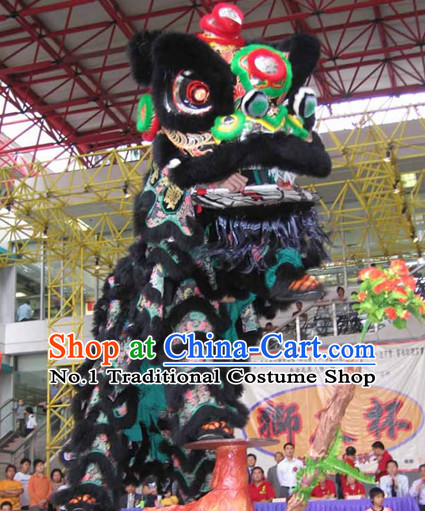 Ancient Style Celebration Parade and Competition Lion Dancing Costumes Complete Set