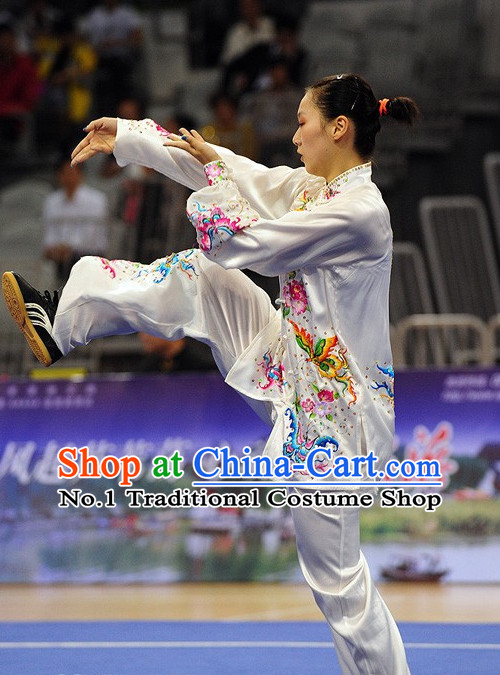 Top Tai Chi Qi Gong Yoga Clothing Yoga Wear Yoga Pants Yang Tai Chi Quan Kung Fu Competition Uniform for Women