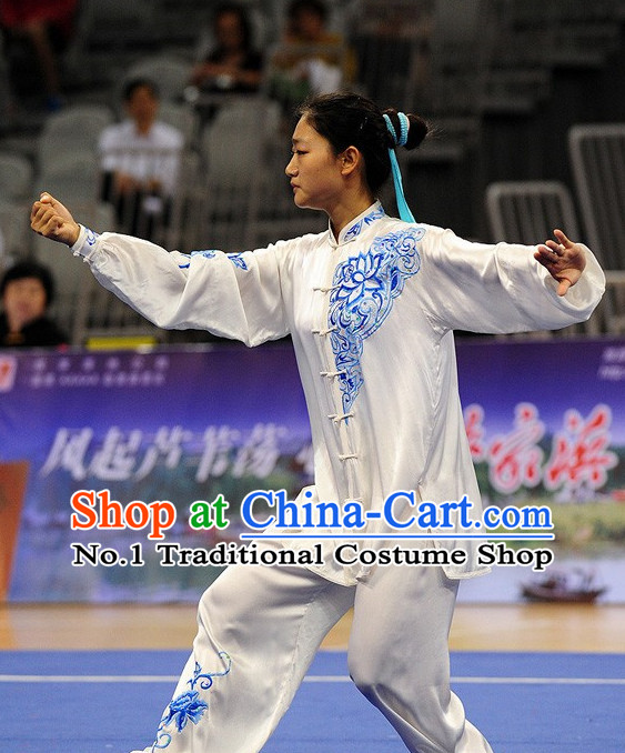 Top Tai Chi Qi Gong Yoga Clothing Yoga Wear Yoga Pants Yang Tai Chi Quan Competition Uniform for Women