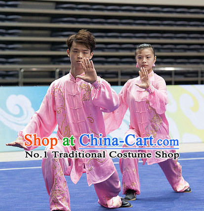 Top Tai Chi Costumes Taijiquan Costume Aikido Chikung Tichi Uniforms Quigong Uniform Thaichi Martial Art Qi Gong Combat Clothing Competition Uniforms for Men or Women