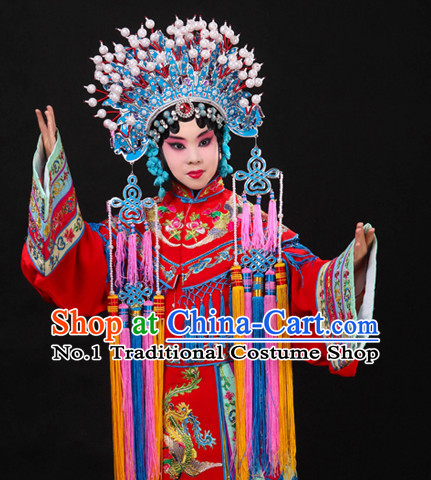 Asian Fashion China Traditional Chinese Dress Ancient Chinese Clothing Chinese Traditional Wear Chinese Wedding Costumes and Phoenix Coronet for Kids