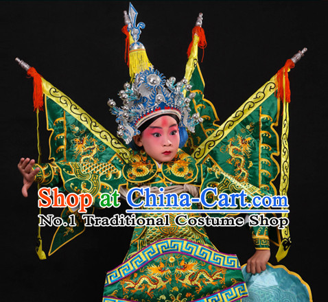 Asian Fashion China Traditional Chinese Dress Ancient Chinese Clothing Chinese Traditional Wear Chinese Opera Armor Wu Sheng Costumes for Child