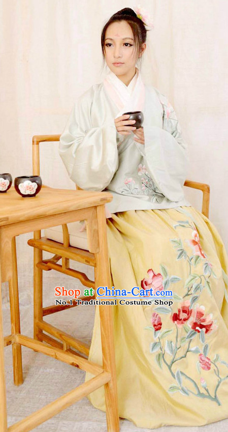 Chinese Song Dynasty Folk Dress for Women
