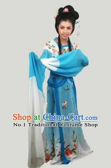 Long Sleeve Chinese Opera Fairy Dance National Costumes