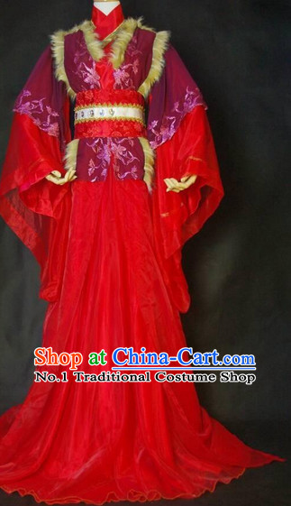 Chinese Style Red Dress for Women