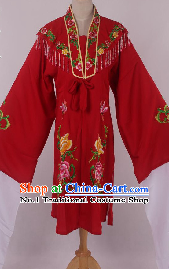Chinese Traditional Oriental Clothing Theatrical Costumes Long Water Sleeves Opera Costumes
