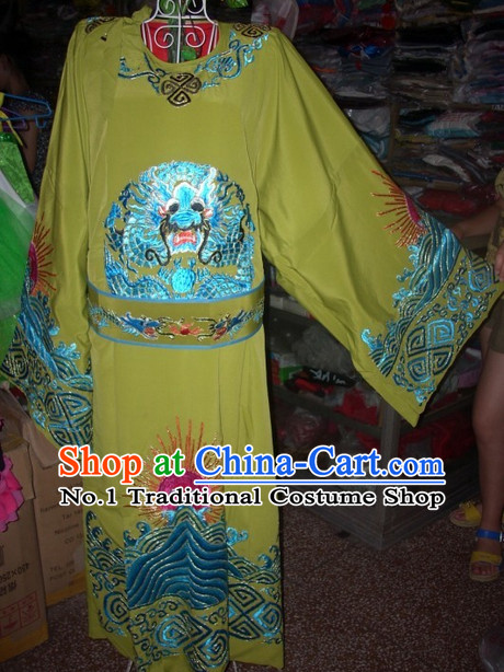 Traditional Ancient Chinese Beijing Opera Dragon Gowns for Men