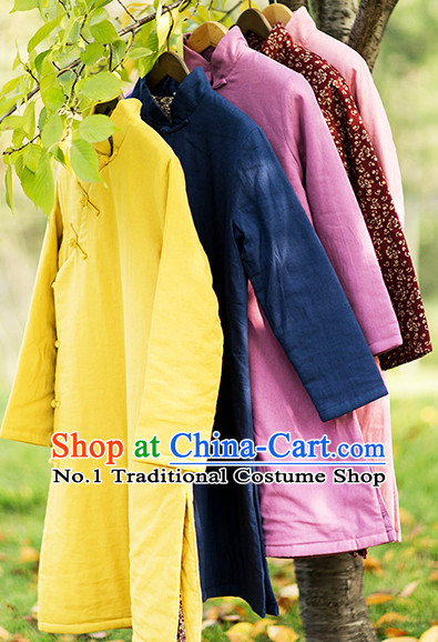 Chinese Traditional Mandarin Long Robe Clothes for Women