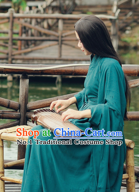 Ancient Chinese Hanfu Clothes Complete Set for Women