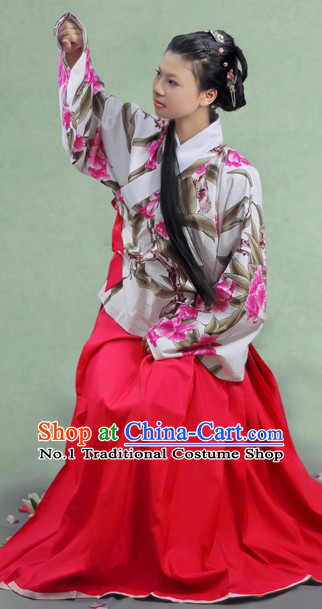 China Ancient Hanfu Cultural Garment Dresses