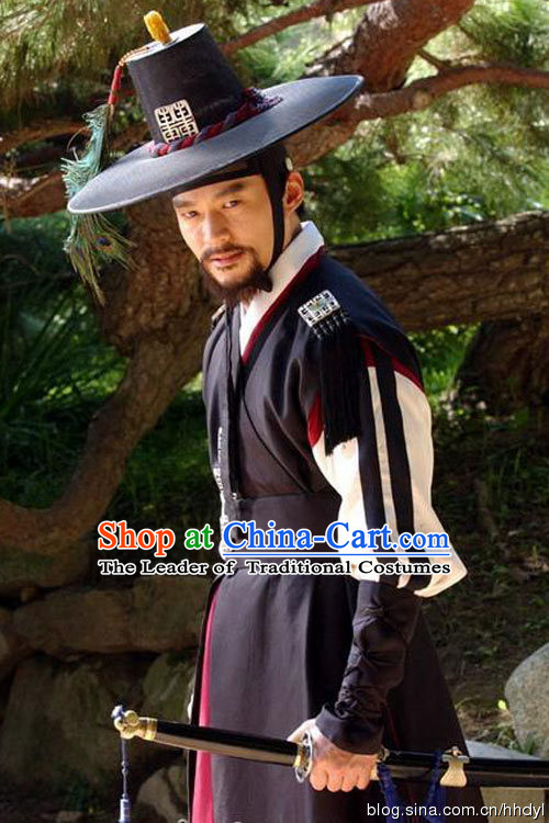 Ancient Korean Palace Bodyguard Costume for Men