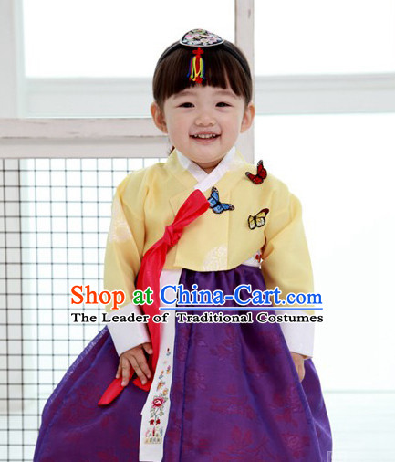 Korean Traditional Hanbok Dress for Little Girls