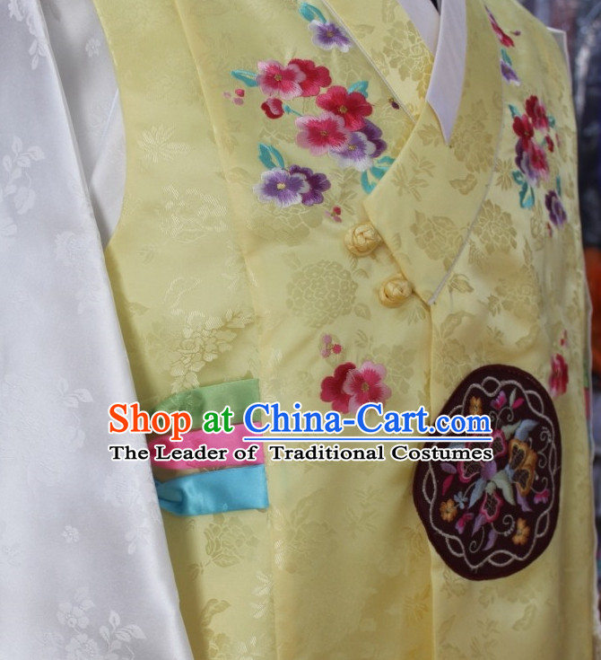 Korean Fashion Hanbok Blouse and Pant Complete Set for Boys